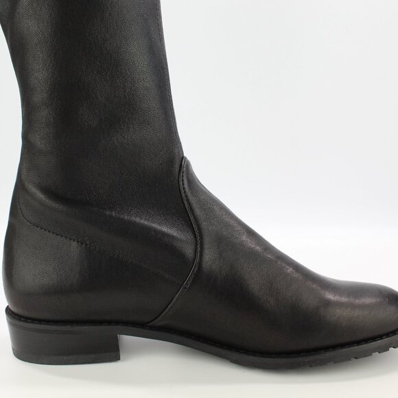 NEW Stuart Weitzman Lowland Over-the-Knee Boots-Black Leather – Small Feet - Picture 10 of 16